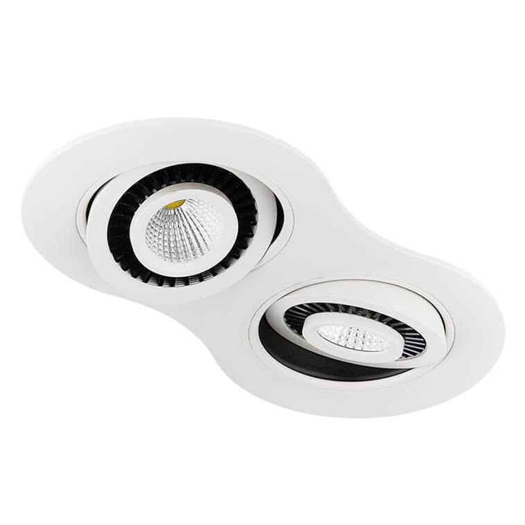 фото Встраиваемый светильник ambrella light s505/2 w techno led