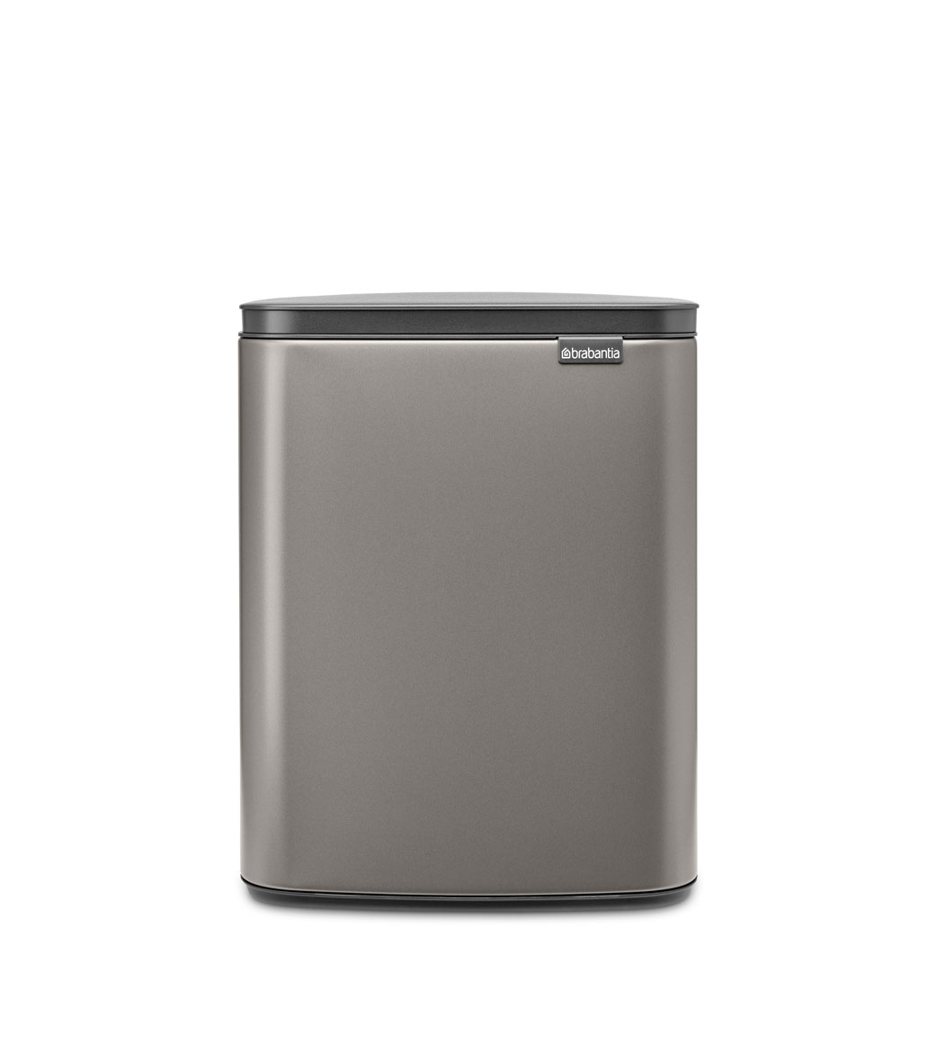 

Бак мусорный Brabantia Bo платиновый 12л 230387, 230387