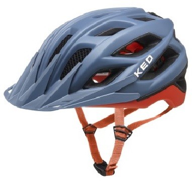 

Велошлем Ked Companion blue grey orange matt