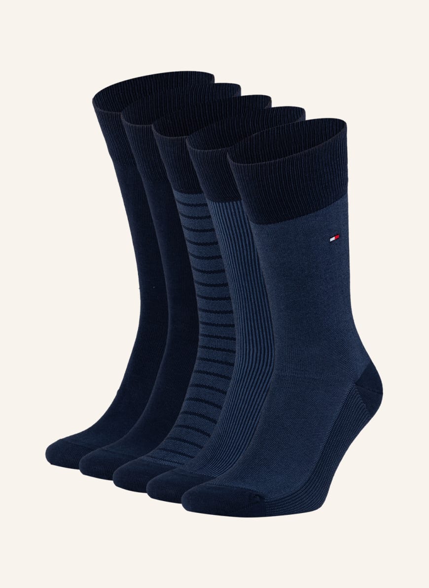 Комплект носков мужских Tommy Hilfiger 1001340527 синих 43-46
