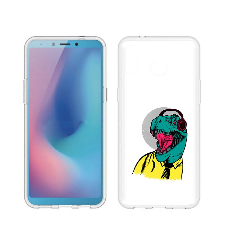 

Чехол MyPads Tocco для Samsung Galaxy A6s дино (PT123850.597.326), Прозрачный, Tocco