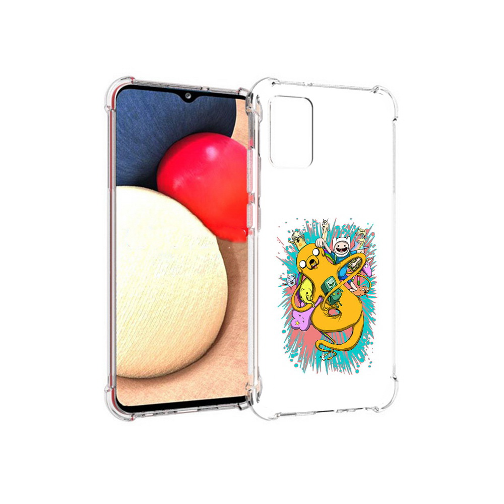 

Чехол MyPads Tocco для Samsung Galaxy A02s время приключений рисунок (PT156738.479.276), Прозрачный, Tocco