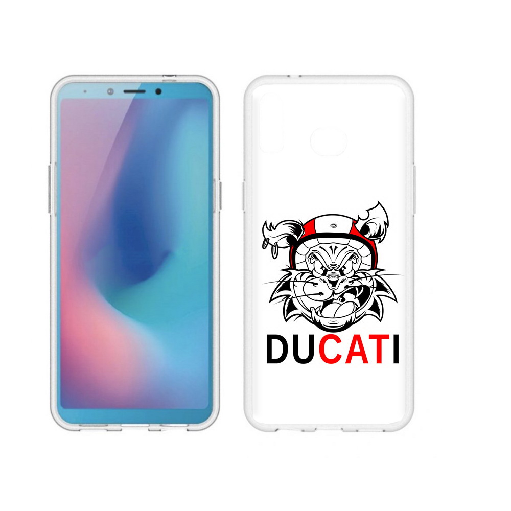 

Чехол MyPads Tocco для Samsung Galaxy A6s дукати (PT123850.597.339), Прозрачный, Tocco