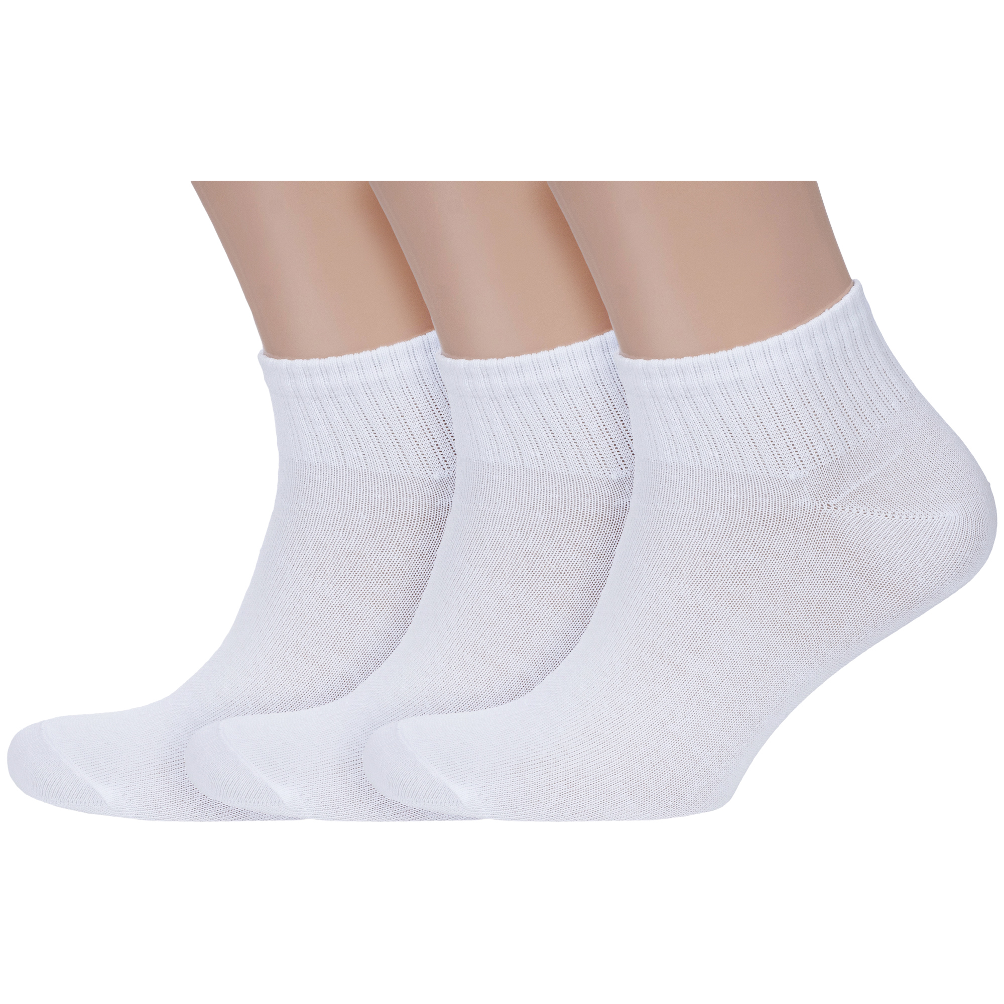 Комплект носков мужских VASILINA 3-3С3509 белых 23-25