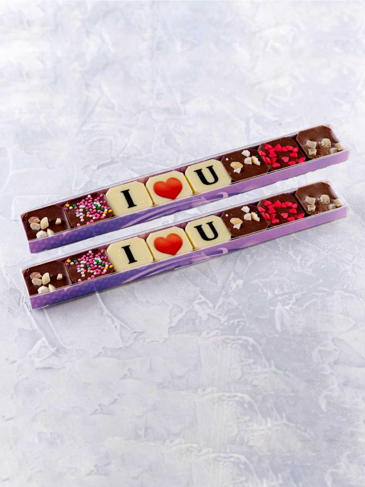 

Подарочный сладкий набор шоколада I love you 2 штуки, I love you