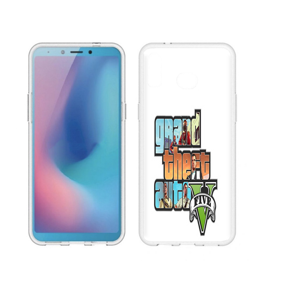 

Чехол MyPads Tocco для Samsung Galaxy A6s игра гта (PT123850.597.373), Прозрачный, Tocco