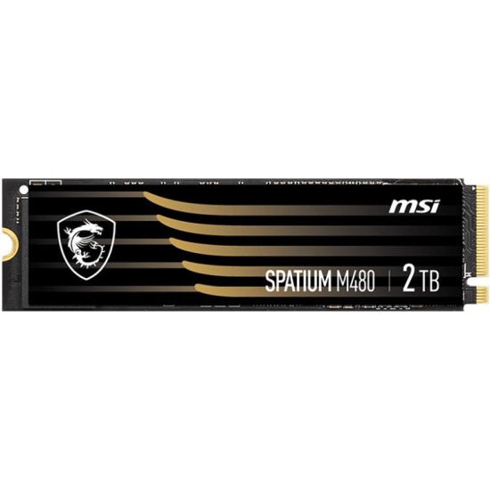 SSD накопитель MSI SPATIUM M480 M.2 2280 2 ТБ (M480 4.0 NVME M.2 2TB)