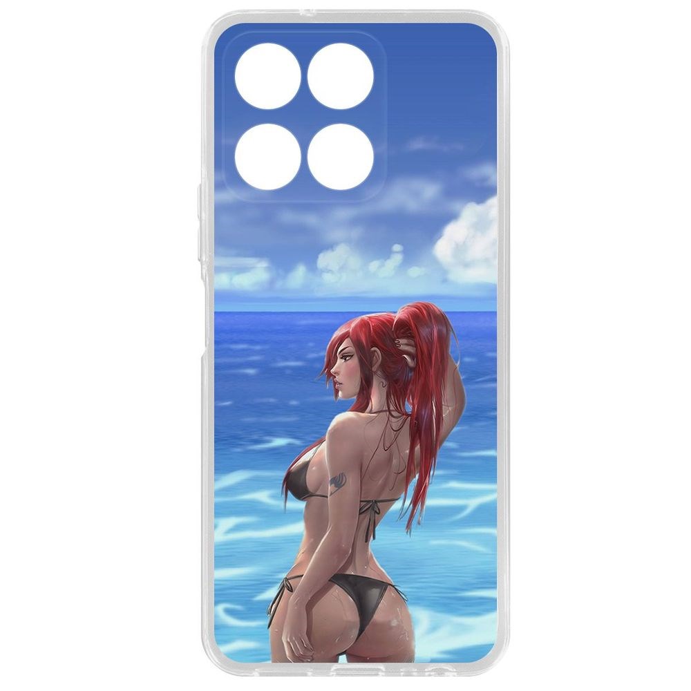 

Чехол-накладка Krutoff Clear Case Купальник женский для Honor X6a, Прозрачный