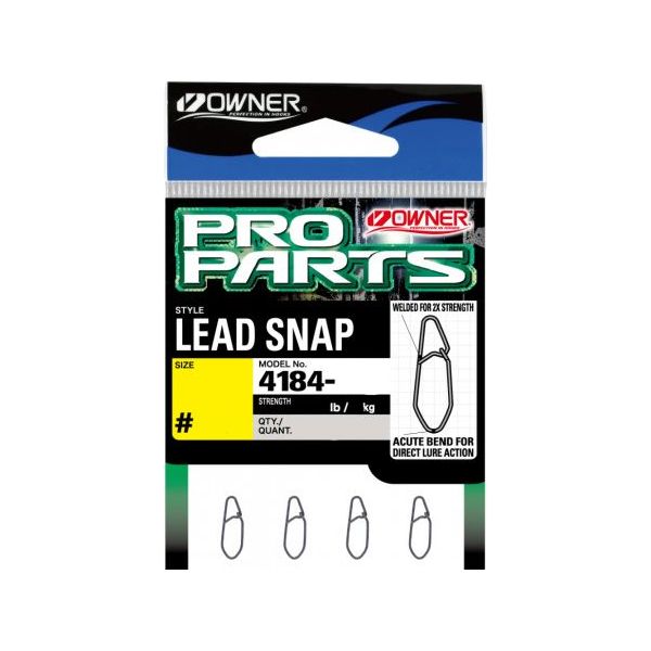 

Застежка Owner Lead Snap №00 4 шт 4184-001, Черный, Lead Snap