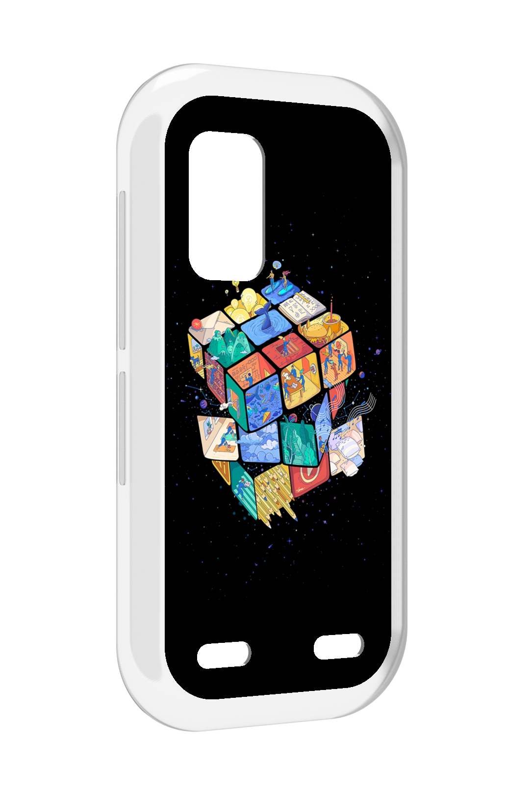 

Чехол MyPads Кубик-Рубика для UleFone Armor X10 / X10 Pro, Прозрачный, Tocco