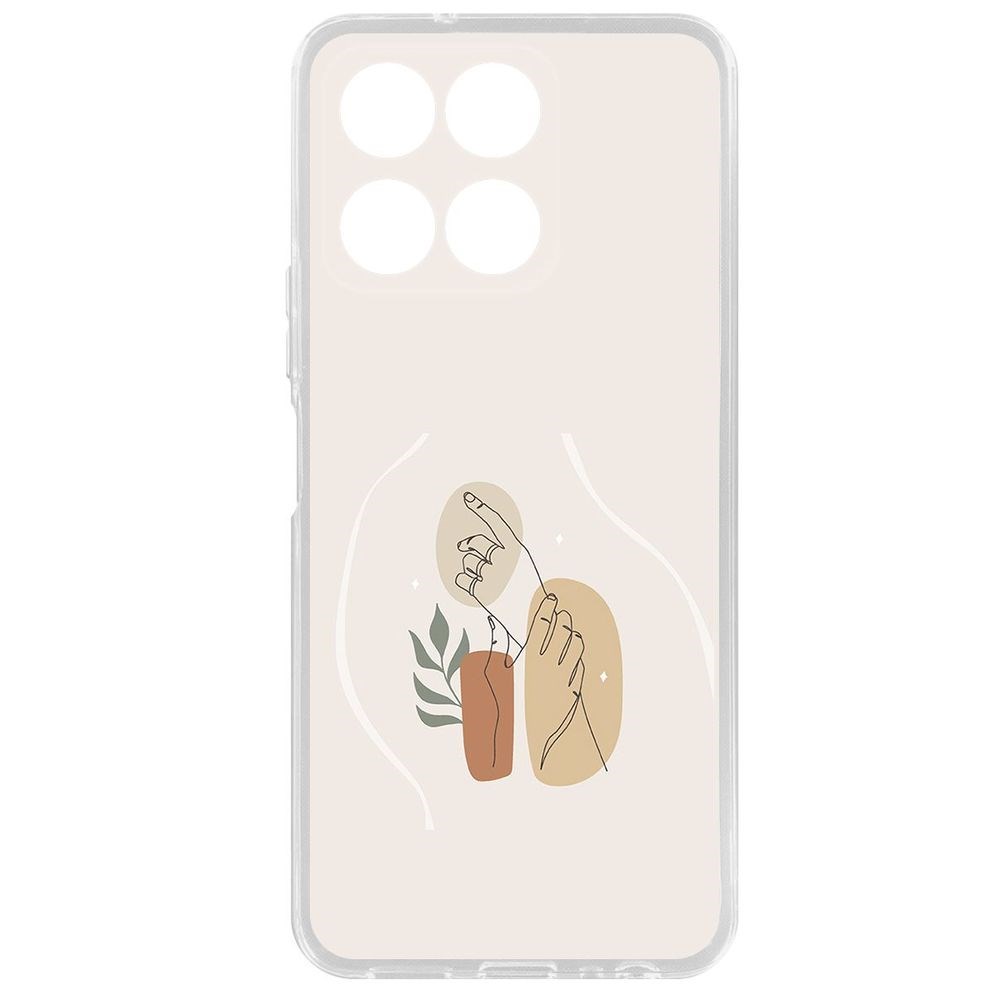

Чехол-накладка Krutoff Clear Case Тонкость для Honor X6a, Прозрачный