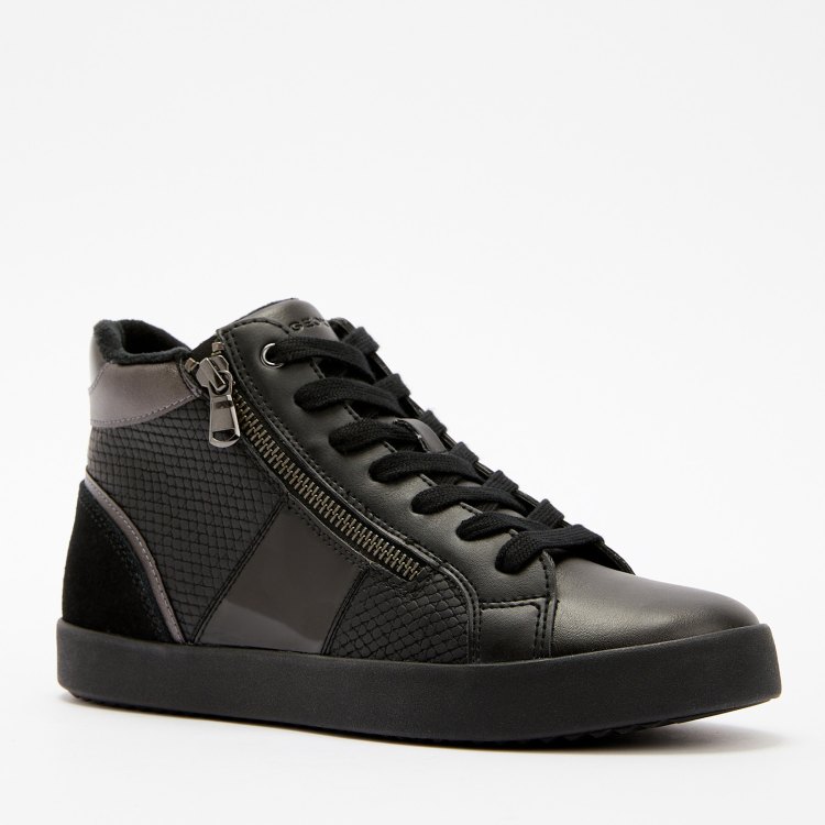 

Кеды женские GEOX D466HF черные 41 EU, Черный, D466HF