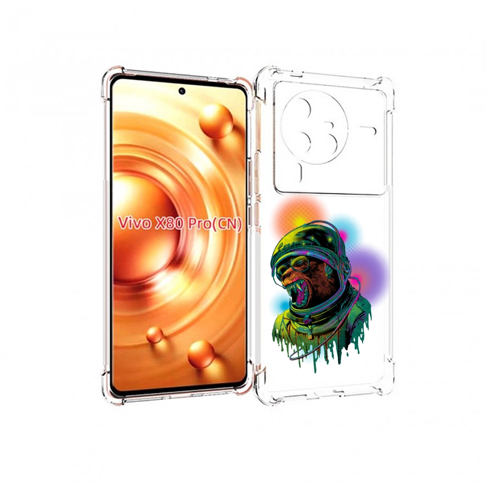 

Чехол MyPads медведь космонавт для Vivo X80 PRO, Прозрачный, Tocco