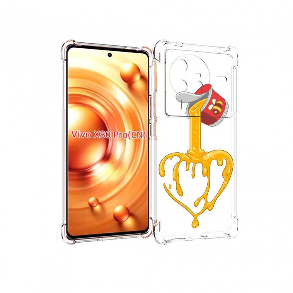 

Чехол MyPads медовое сердце для Vivo X80 PRO, Прозрачный, Tocco