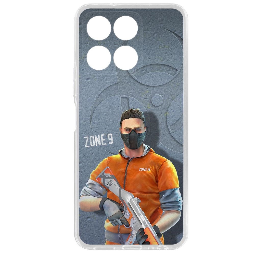 

Чехол-накладка Krutoff Clear Case Cтандофф 2 (Standoff 2) - Биотеррорист для Honor X6a, Прозрачный
