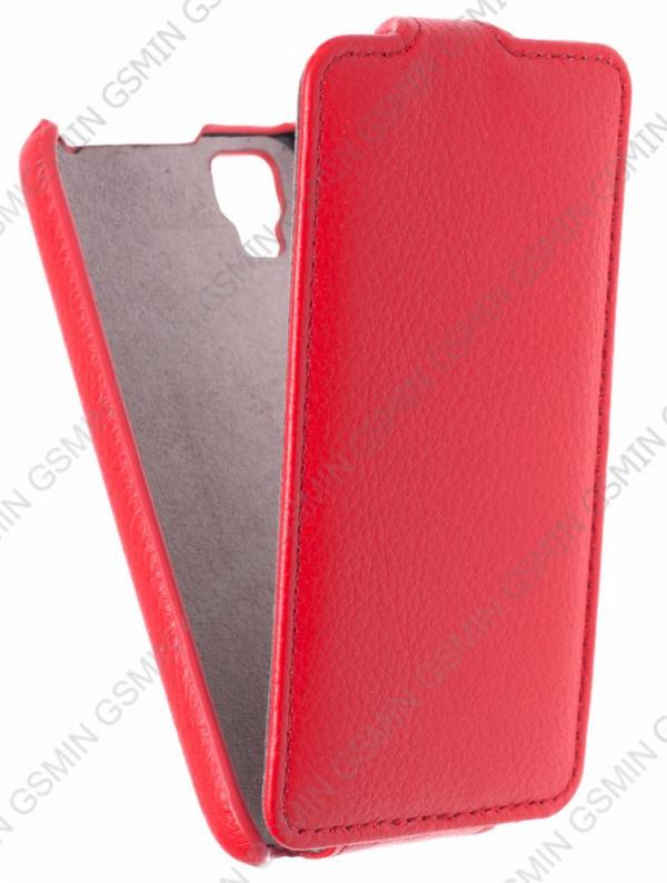 

Кожаный чехол для Explay Hit Art Case (Красный)