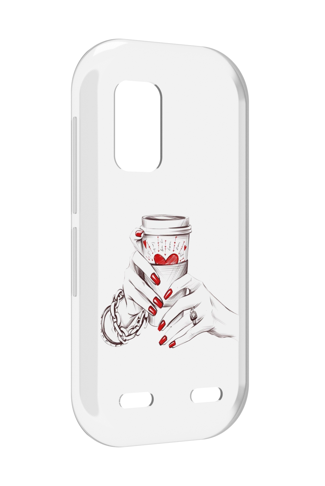 

Чехол MyPads Любовный-стакан для UleFone Armor X10 / X10 Pro, Прозрачный, Tocco