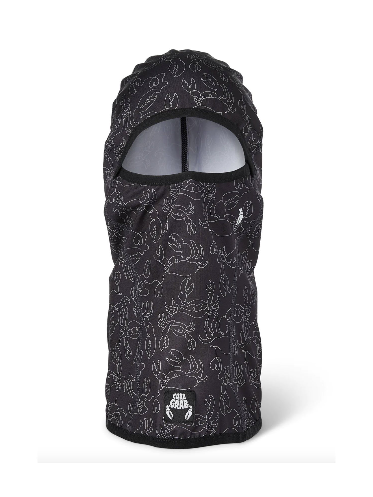 Маска (Балаклава) Crabgrab 2023-24 Clawva Crab Doodle Black (Us:one Size)