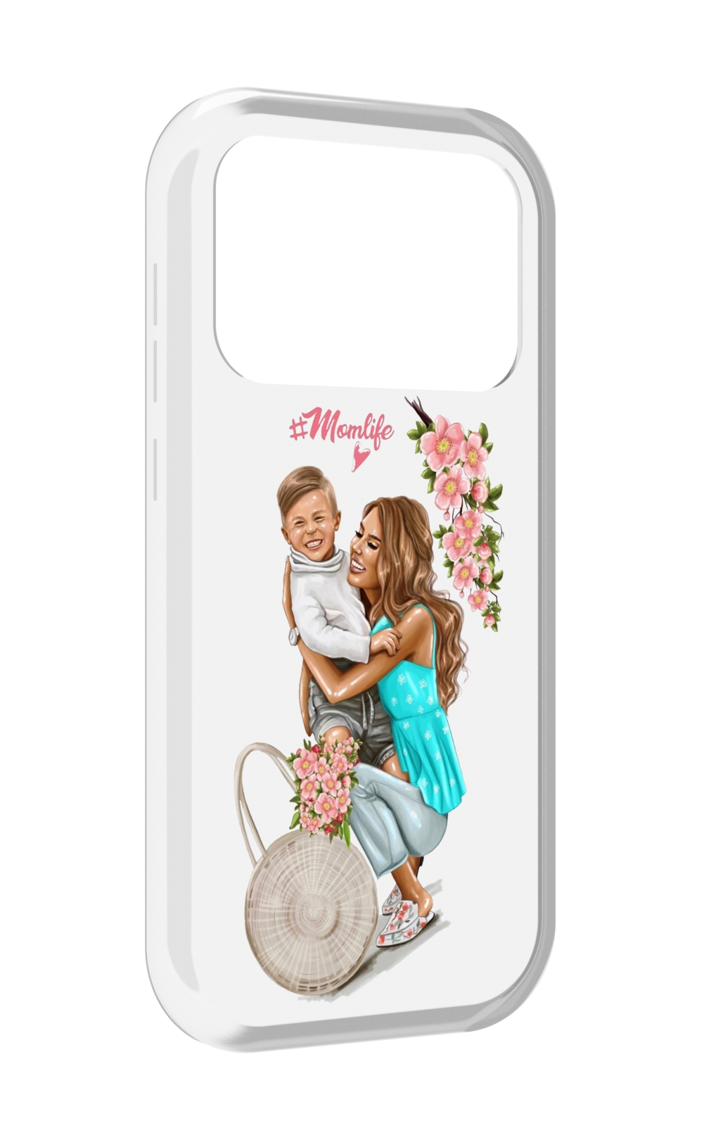 

Чехол MyPads Momlife для Oukitel F150 Air1 Pro / F150 Air1, Прозрачный, Tocco