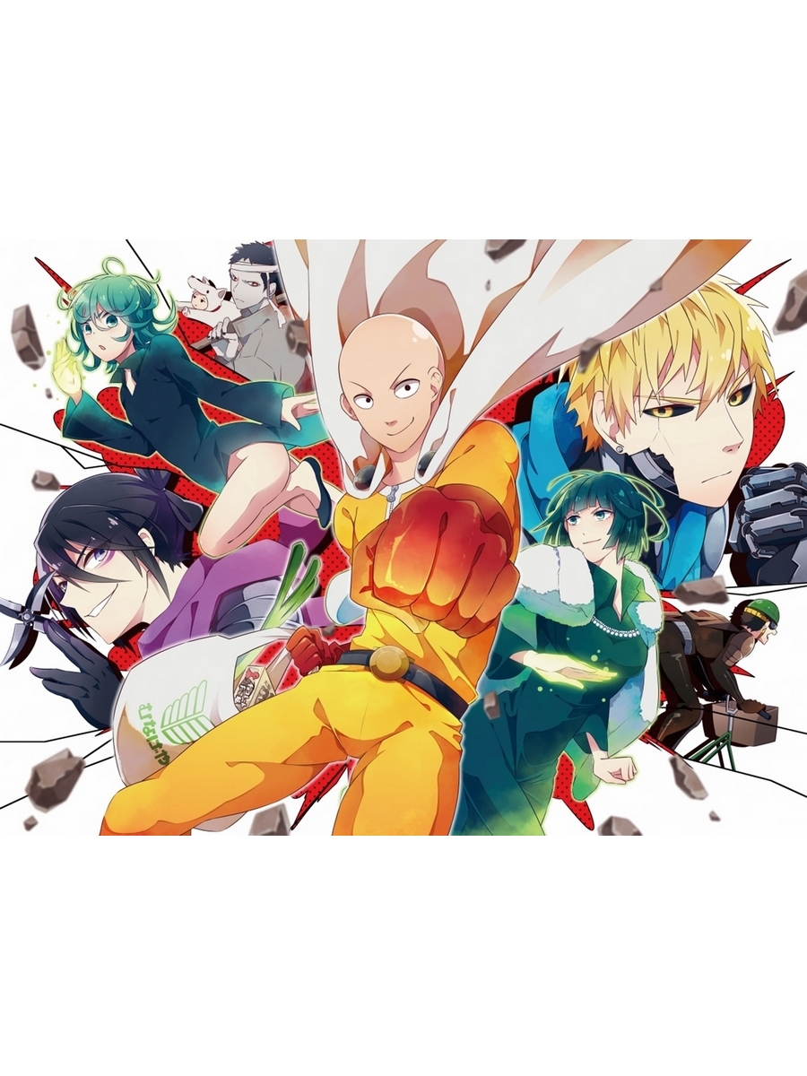 

Постер DRABS A3 Аниме Ванпанчмен 1