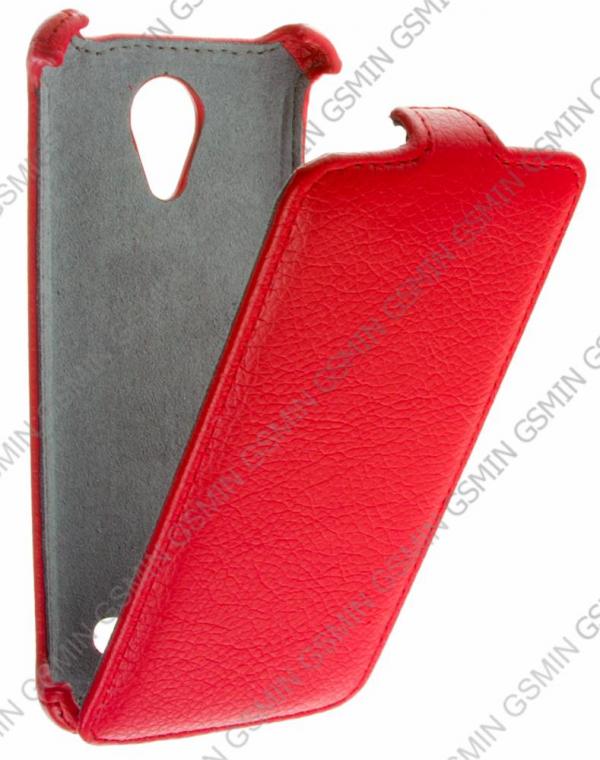 

Кожаный чехол для Fly IQ 4402 Era Style 1 Armor Case (Красный)