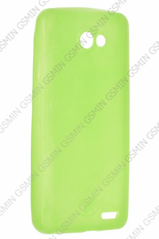 

Чехол силиконовый для Fly IQ 4403 Energie 3 TPU (Прозрачно-Зеленый)
