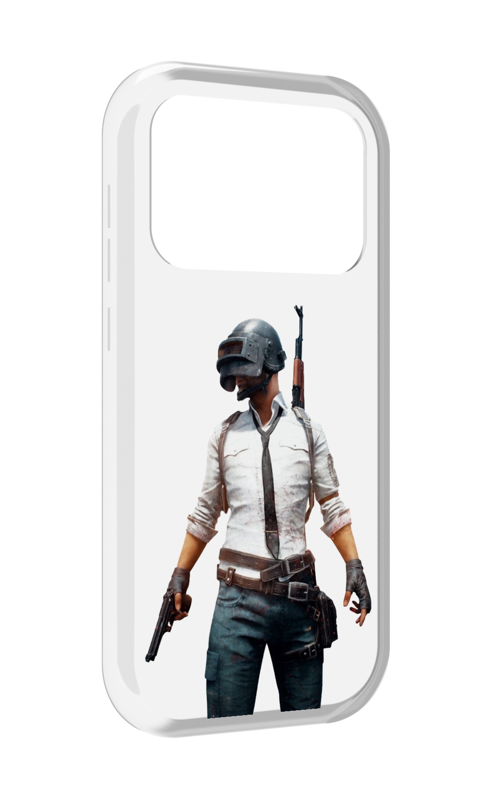 

Чехол MyPads PUBG-2 для Oukitel F150 Air1 Pro / F150 Air1, Прозрачный, Tocco