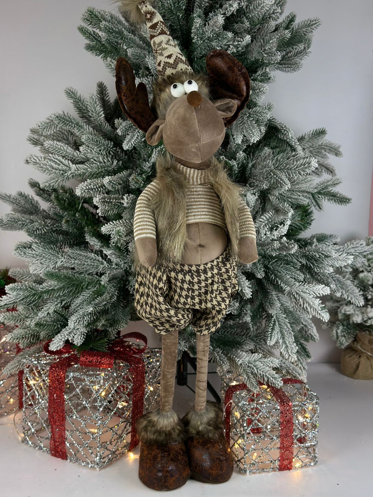 

Лось растущий Merry Christmas мальчик 55(90)х18х15 см 18704, Коричневый