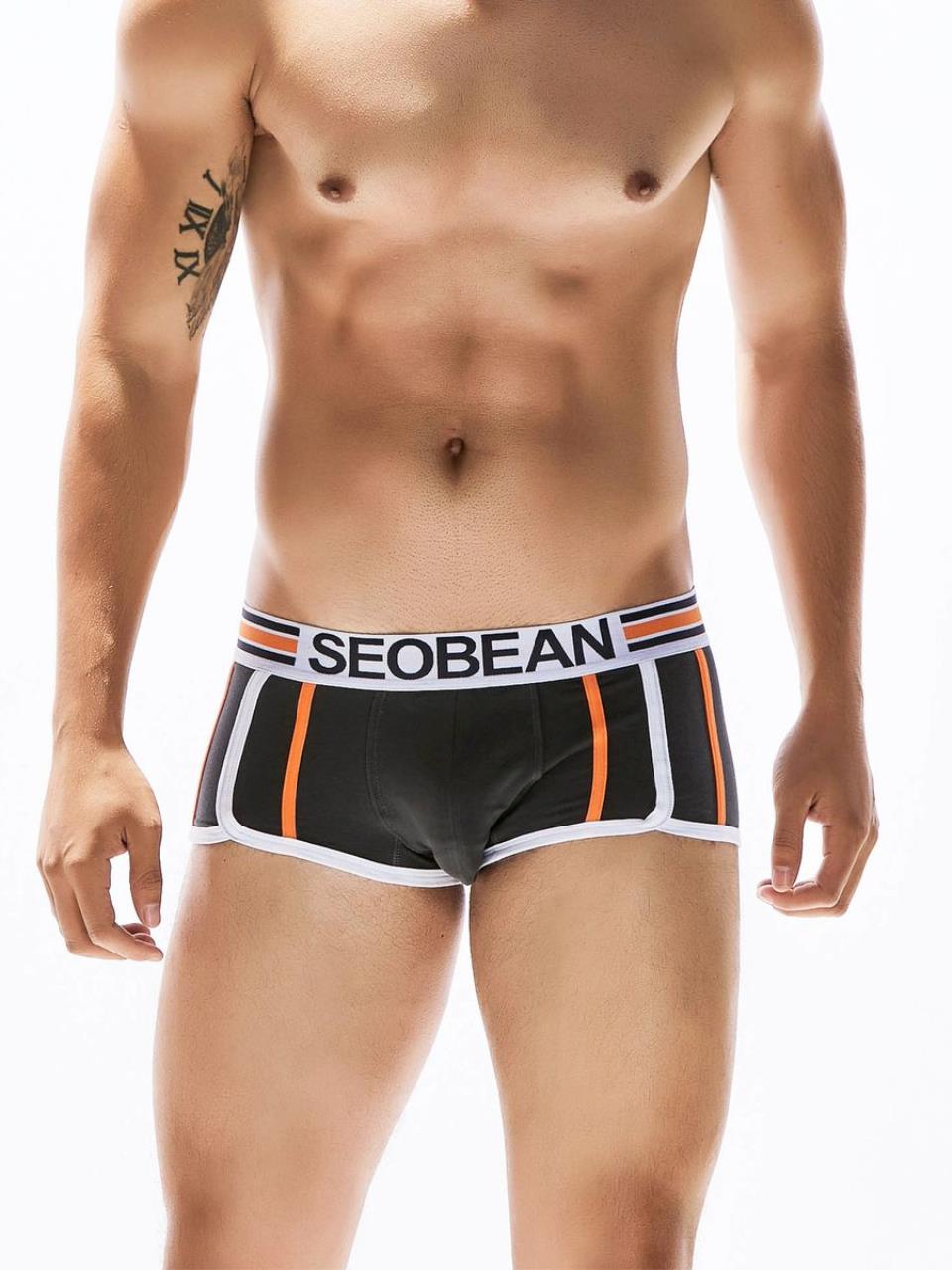 

Трусы мужские seobean 70212 серые M, Серый, 70212