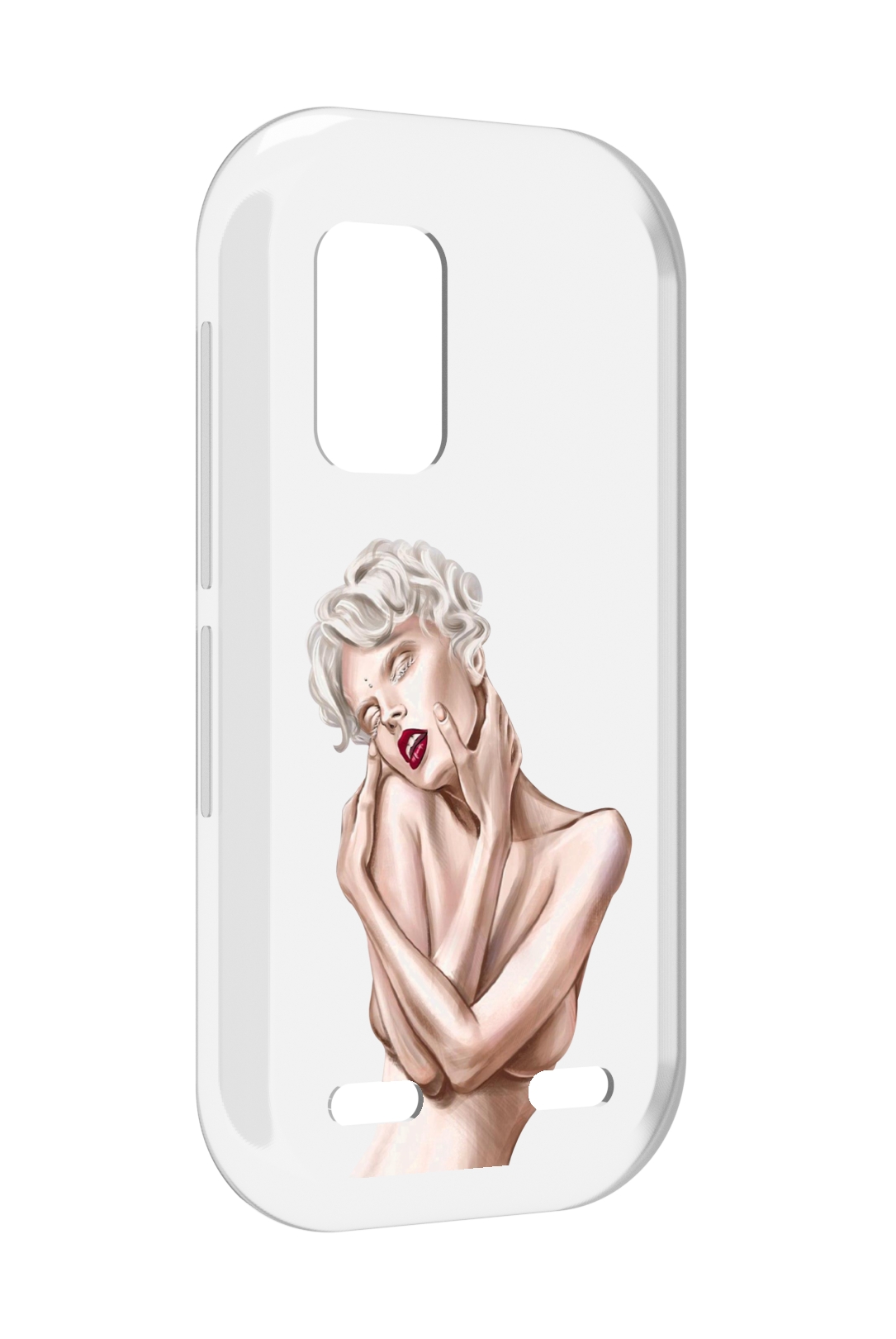 

Чехол MyPads Мигера женский для UleFone Armor X10 / X10 Pro, Прозрачный, Tocco