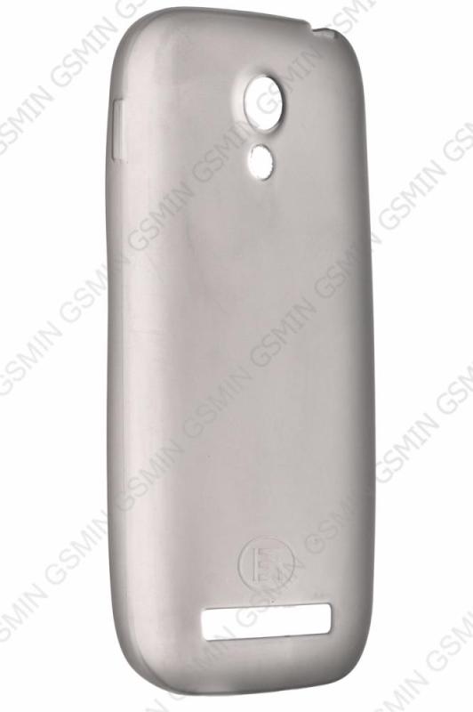 

Чехол силиконовый для Fly IQ 4404 Spark TPU (Прозрачно-Черный)
