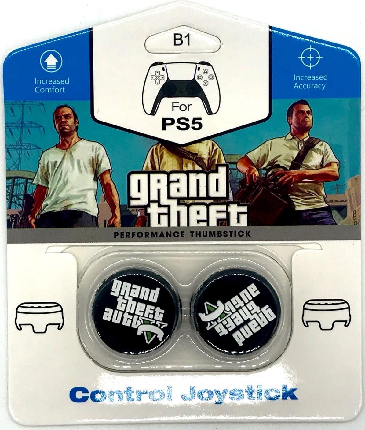 

Накладки на стики для геймпада DualSense CQC Grand Theft Auto\B1 (2 шт) (PS5), CQC Grand Theft Auto\B1