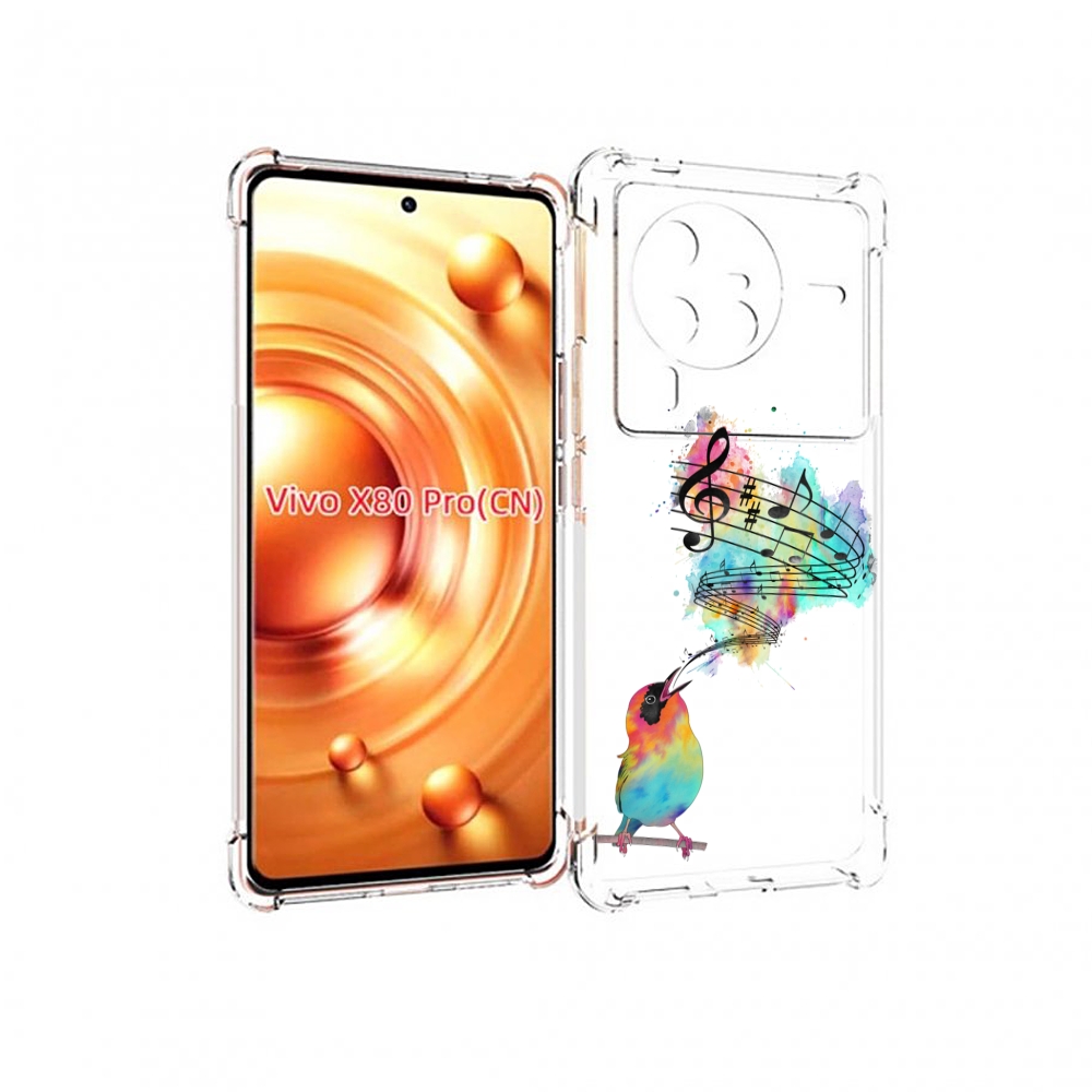 

Чехол MyPads певчая птичка для Vivo X80 PRO, Прозрачный, Tocco