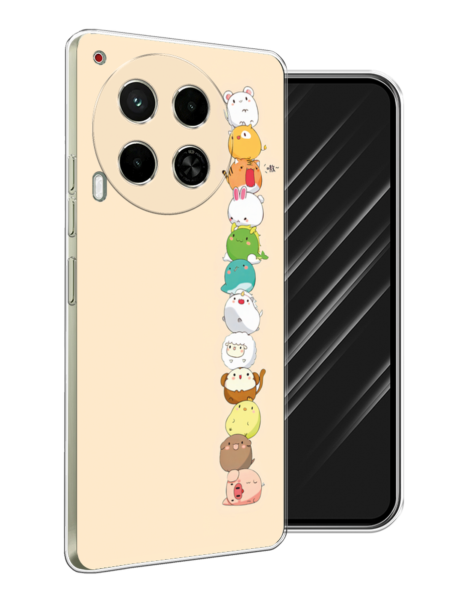 

Чехол Awog на Tecno Camon 30 5G "Питомцы Чиби", Желтый, 305550-1