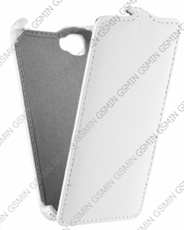 

Кожаный чехол для Fly IQ 4409 Era Life 4 Quad Armor Case (Белый)