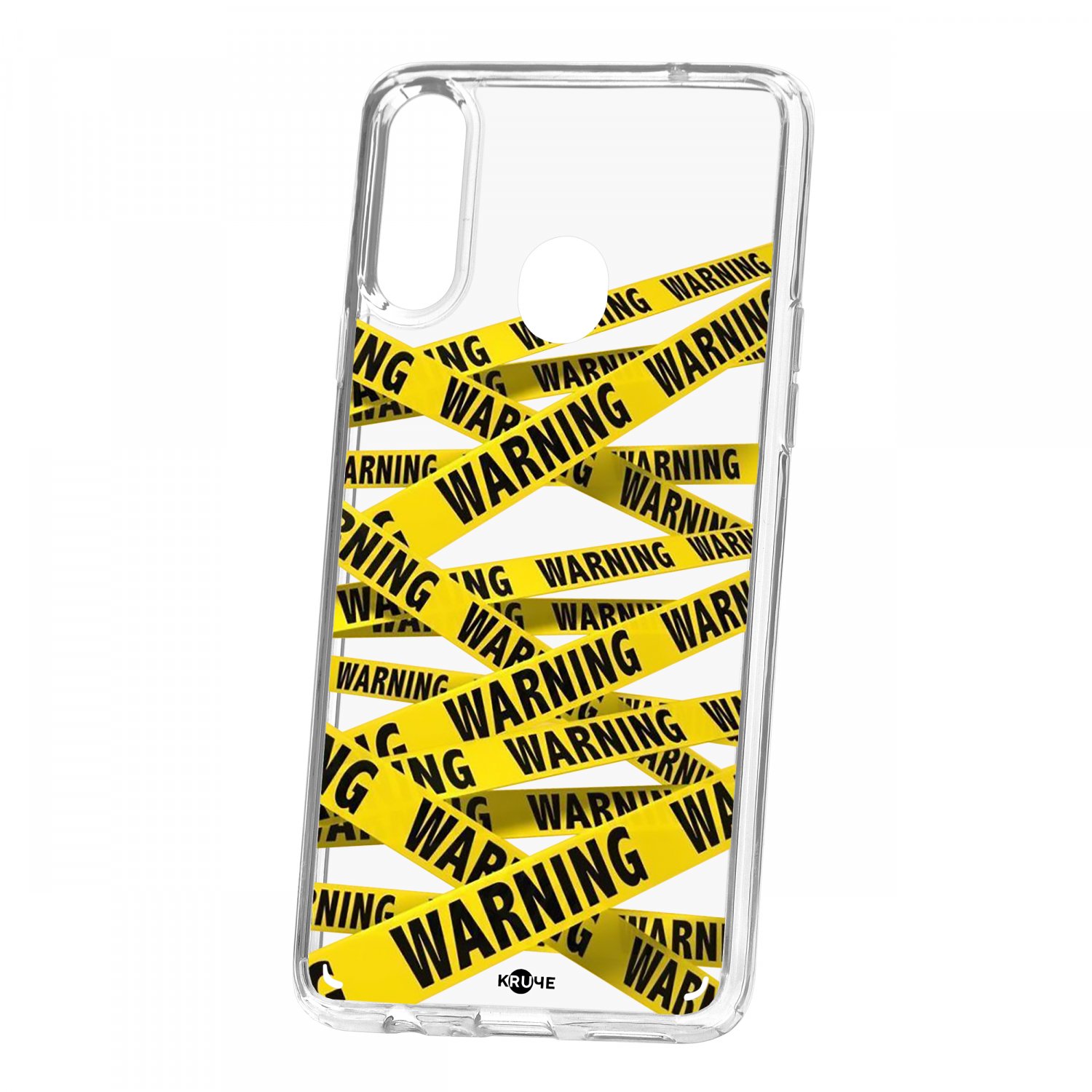 фото Чехол-накладка samsung galaxy a20s kruche print warning кruче