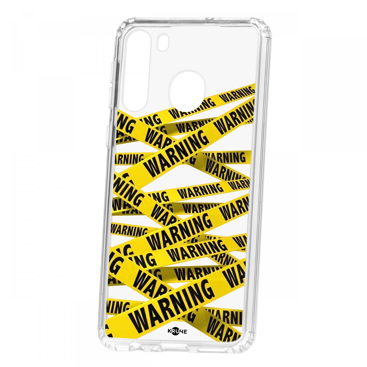 фото Чехол-накладка samsung galaxy a21 kruche print warning кruче