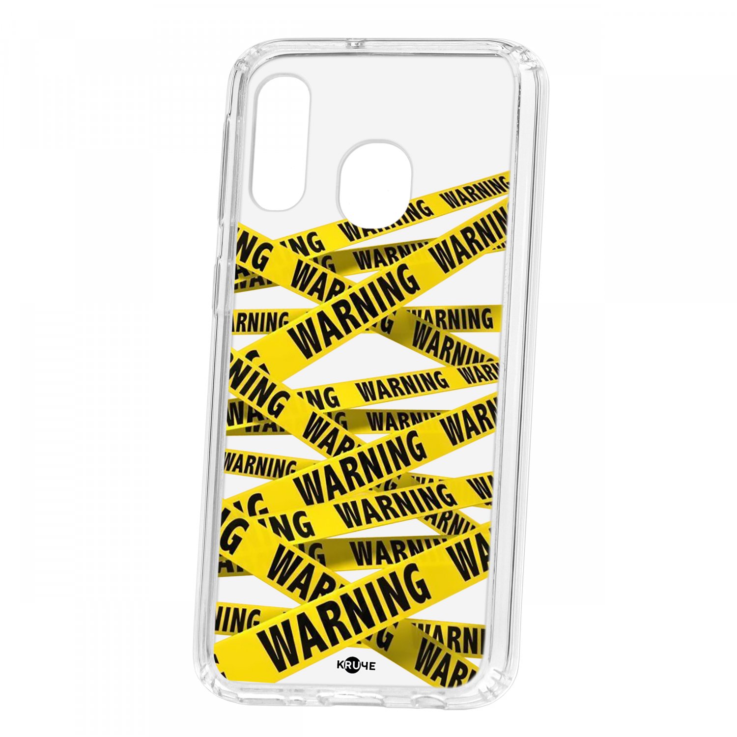 фото Чехол-накладка samsung galaxy a40 2019 kruche print warning кruче