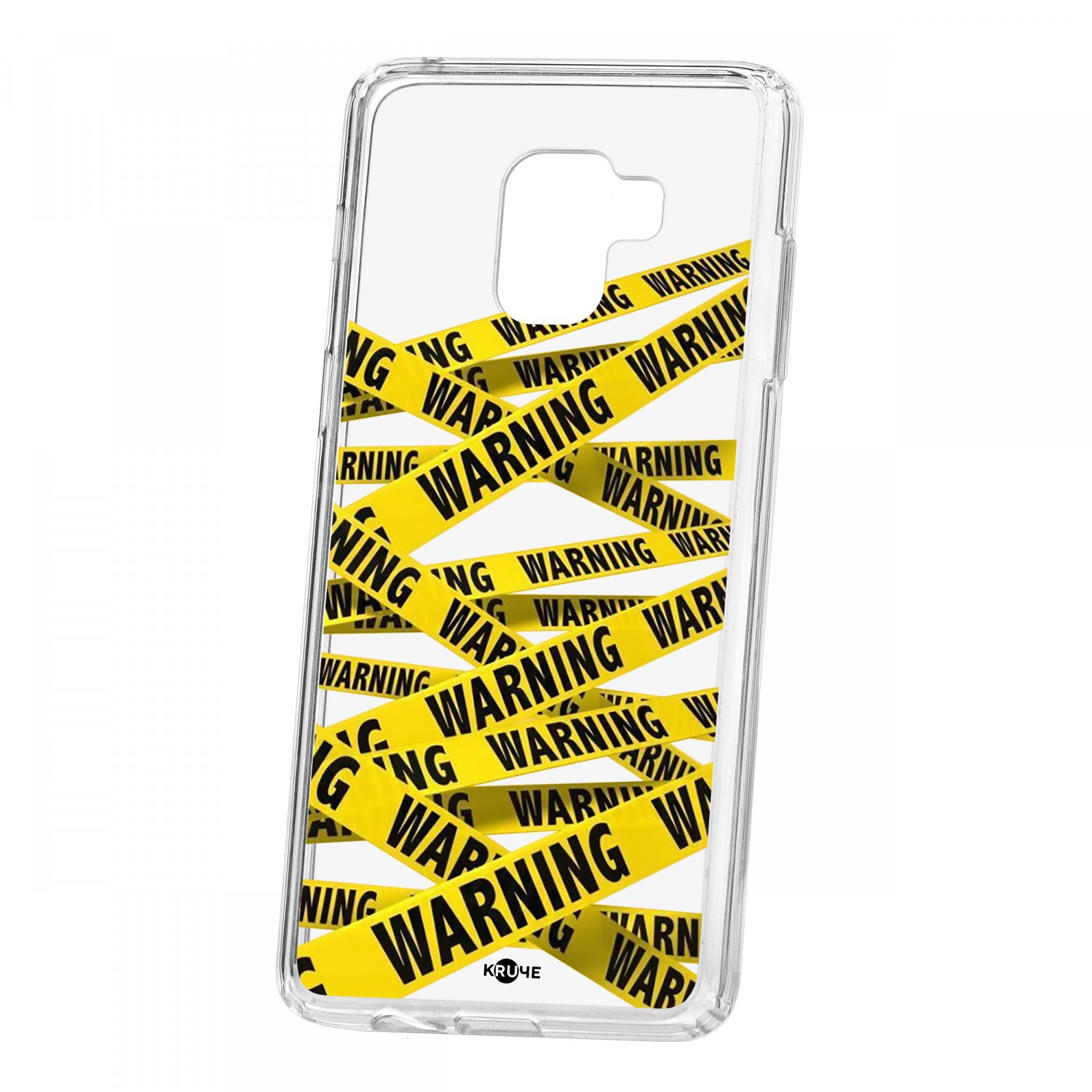 фото Чехол-накладка samsung galaxy a8+ 2018 (a730) kruche print warning кruче