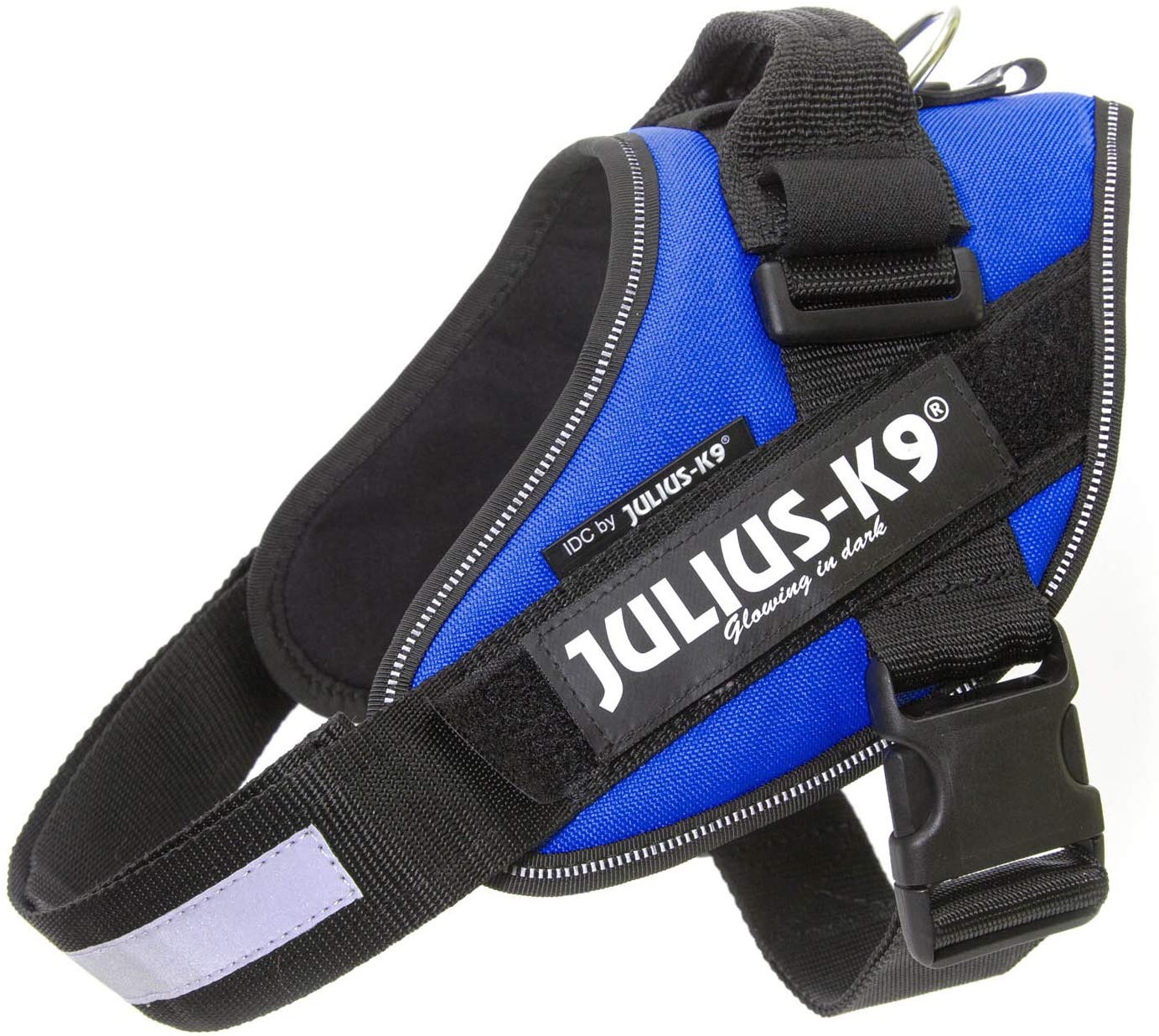 Шлейка для собак Julius-K9 IDC-Powerharness полиэстер, синяя, 0, обхват груди 58-76 см