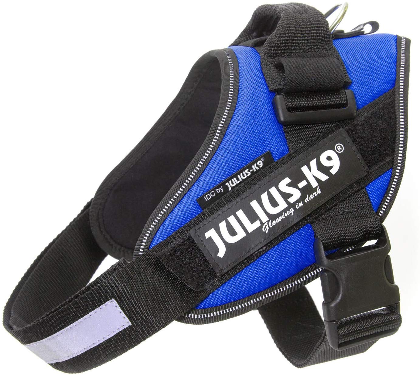 Шлейка для собак Julius-K9 IDC®-Powerharness 1, полиэстер, синий, 63-85см/ 23-30кг
