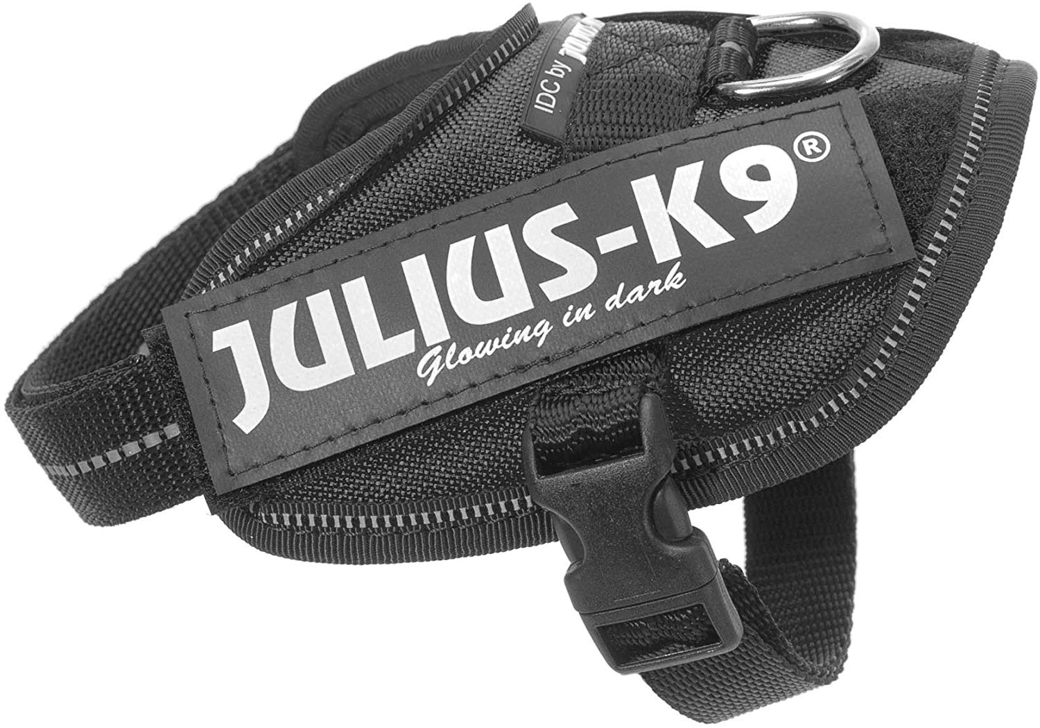 фото Шлейка для собак julius-k9 idc®-powerharness 1, полиэстер, черный, 63-85см/ 23-30кг