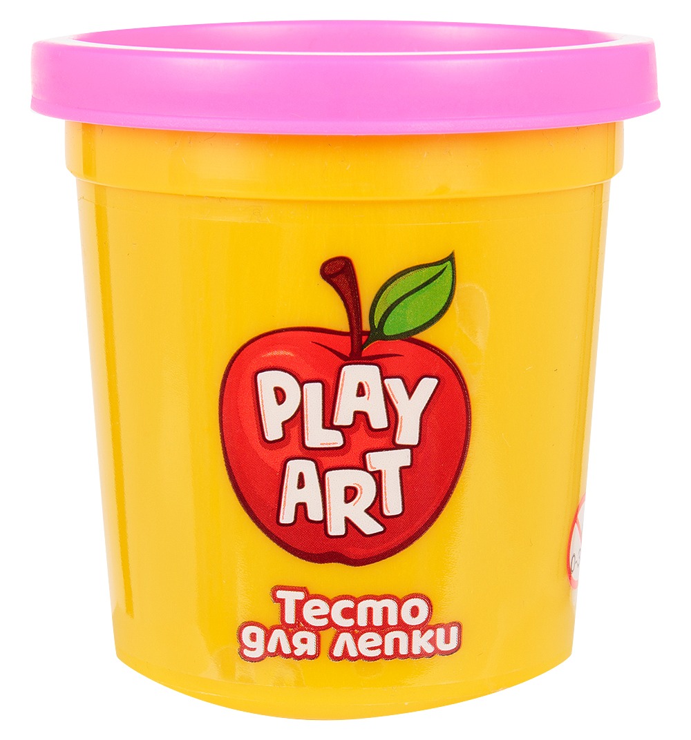 

Тесто для лепки в баночке Play art, 85 грамм, розовый, арт. PA-3167-PINK