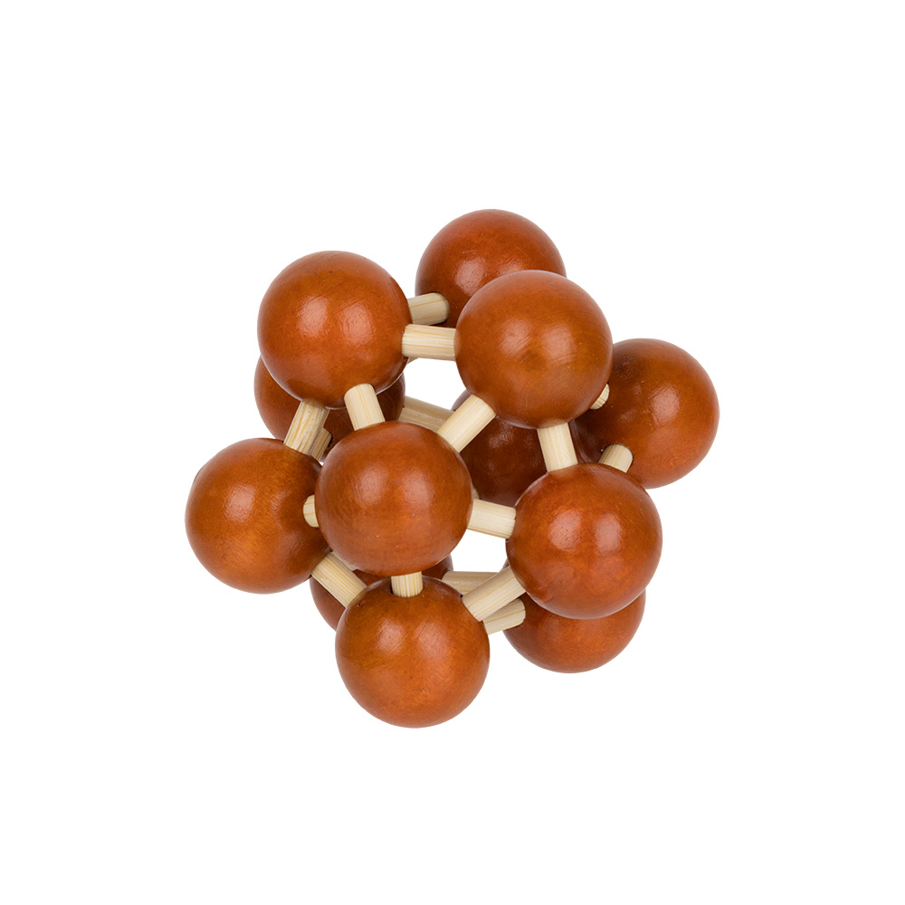 Головоломка деревянная Молекула, 40 элементов, арт. DLS-14 деревянная головоломка куб катлера из 3 х элементов