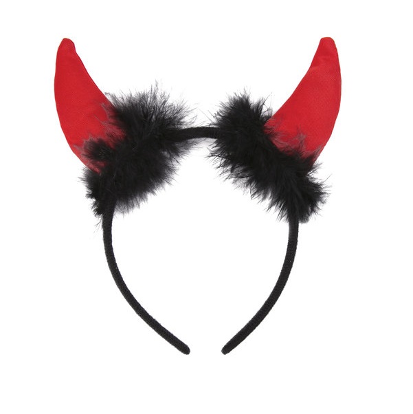 фото Ободок карнавальный дьявол, 20х2х15 см, полиэстер, пвх феникс-презент
