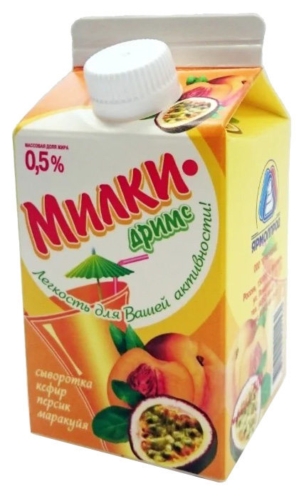 

Напиток Milky Dreams 0,5% перс.-мар п/пак 500г, бзмж