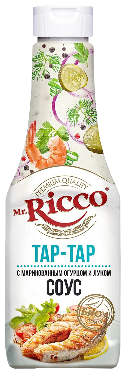 фото Соус mr.ricco/мр.рикко тар-тар пэт 310г