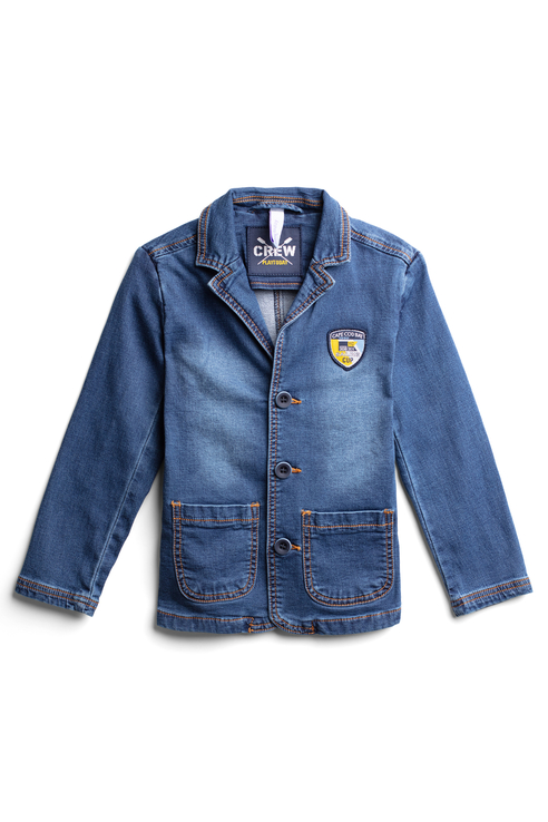 Пиджак для мальчика PlayToday, цв.синий, р-р 104