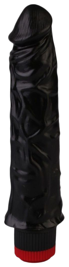 фото Черный реалистичный вибромассажер №9 19 5 см сумерки богов