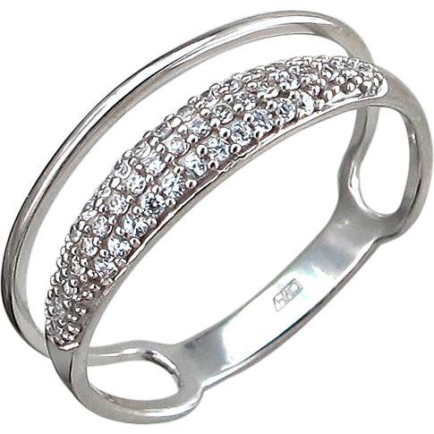 

Кольцо из серебра с фианитом р. 18 Эстет 01К1510765, 01К1510765